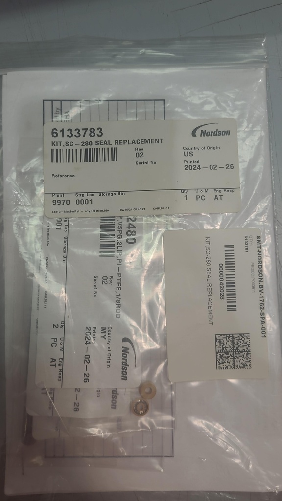 KIT,SC-280 SEAL REPLACEMENT