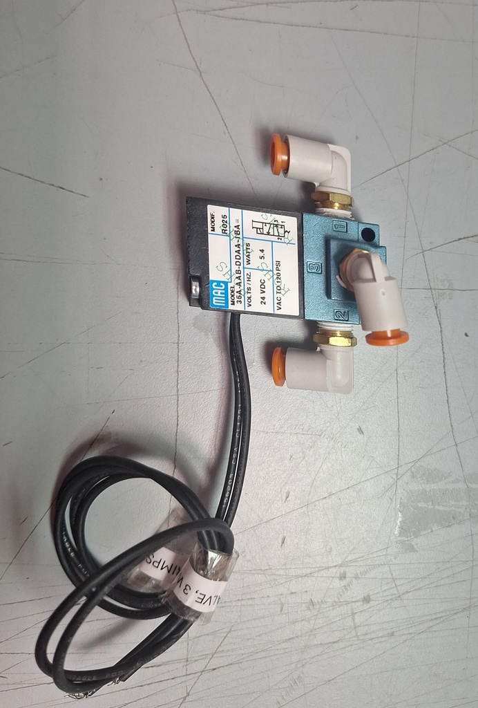 ASSY VALVE, 3WAY W/Y FITTINGS/CRIMPS