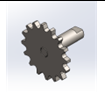 Shaft and gear welded assembly  (SMT)