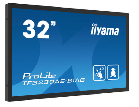 TF3239AS-B Iiyama 32" PCAP 12P Touch BLACK SMT